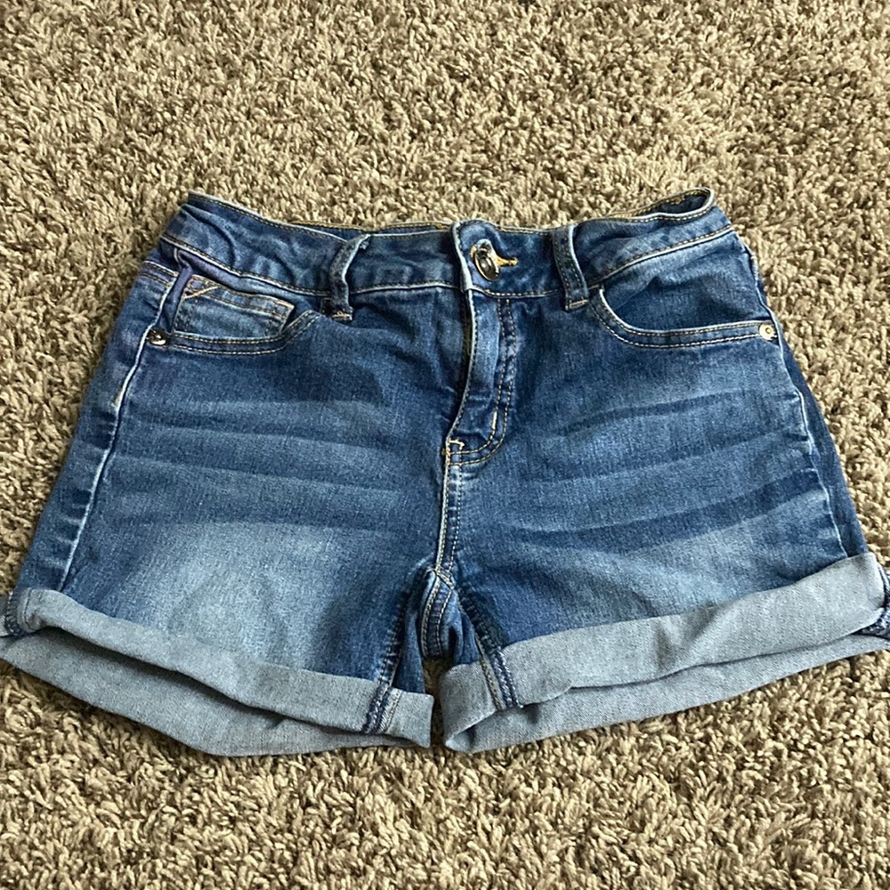 Justice denim jean shorts